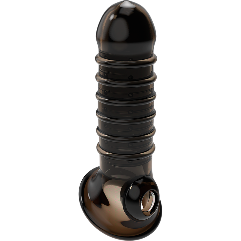VIRILXL - ESTENSIONE E GUAINA PER PENE V15 NERO - VIRILXL | Lingerie Harness Boutique