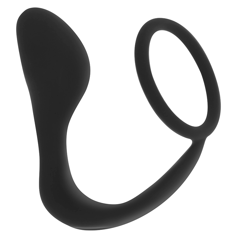 OHMAMA - SILICONE BUTT PLUG WITH RING 10.5 CM