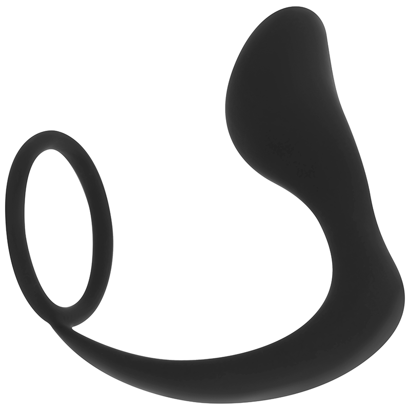 OHMAMA - SILICONE BUTT PLUG WITH RING 10.5 CM