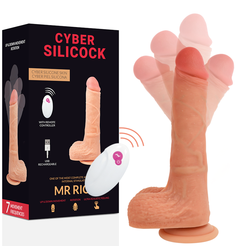 CYBER SILICOCK - REALISTIC REMOTE CONTROL MR RICK 20.9 CM -O- 4 CM