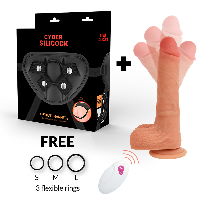 CYBER SILICOCK - TELECOMANDO MR RICK CON CINTURINO - CYBER SILICOCK | Lingerie Harness Boutique