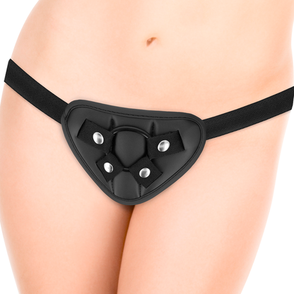CYBER SILICOCK - ANSEL STRAP-ON CON 3 ANELLI GRATIS 15.5 CM -O- 2.9 CM - CYBER SILICOCK | Lingerie Harness Boutique