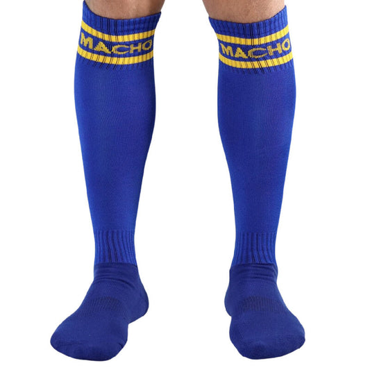 MACHO - CALZINO LUNGO TAGLIA UNICA BLU - MACHO UNDERWEAR | Lingerie Harness Boutique