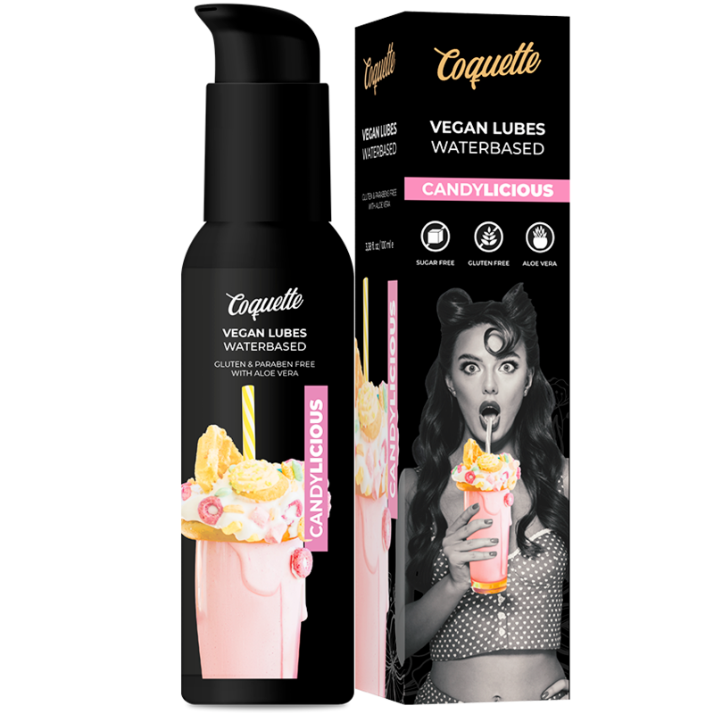 COQUETTE CHIC DESIRE - ESPERIENZA PREMIUM LUBRIFICANTE VEGANO CANDYLICIOUS 100ML - COQUETTE COSMETICS | Lingerie Harness Boutique
