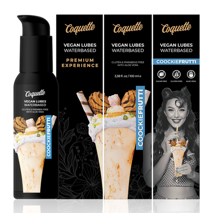 COQUETTE CHIC DESIRE - LUBRIFICANTE VEGANO ESPERIENZA PREMIUM COOKIEFRUTTI 100ML - COQUETTE COSMETICS | Lingerie Harness Boutique