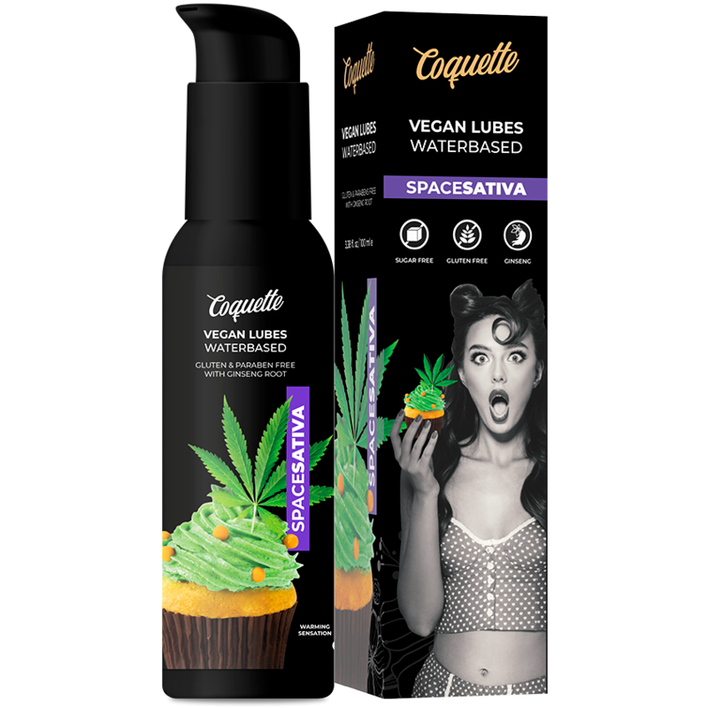 COQUETTE CHIC DESIRE - LUBRIFICANTE SATIVA VEGAN SPACE PREMIUM EXPERIENCE 100 ML - COQUETTE COSMETICS | Lingerie Harness Boutique