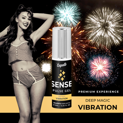 COQUETTE CHIC DESIRE - GEL VIBRANTE PULSE FRAGOLA PREMIUM LIQUIDO 6ML - COQUETTE COSMETICS | Lingerie Harness Boutique