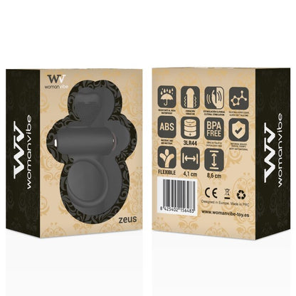 WOMANVIBE - ZEUS SILICONE VIBRATING RING