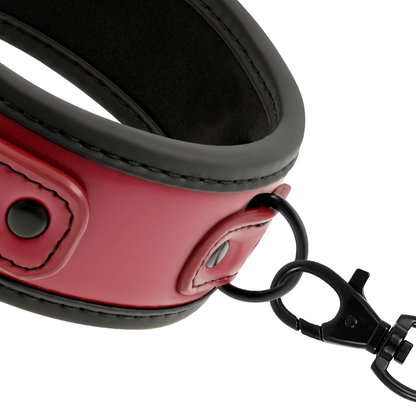FETISH SUBMISSIVE DARK ROOM - COLLANA A CATENA CON FODERA IN NEOPRENE - FETISH SUBMISSIVE DARK ROOM | Lingerie Harness Boutique