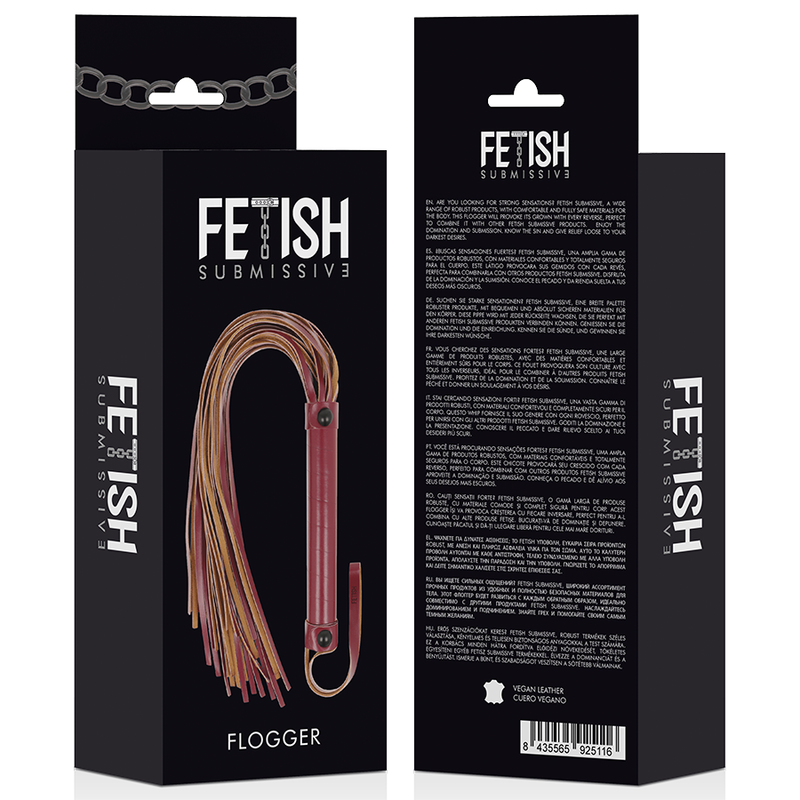 FETISH SUBMISSIVE DARK ROOM - FRUSTA IN PELLE VEGANA - FETISH SUBMISSIVE DARK ROOM | Lingerie Harness Boutique