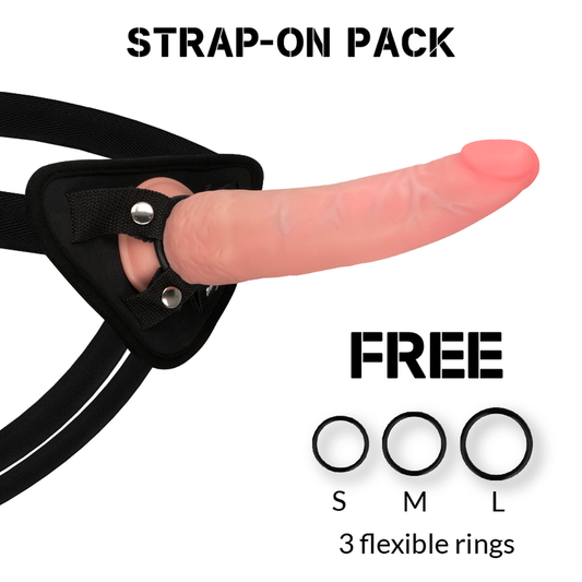 ROCKARMY - IMBRACATURA + CROCIATO A DOPPIA DENSIT 21.5 CM -O- 4.46 CM - ROCK ARMY | Lingerie Harness Boutique