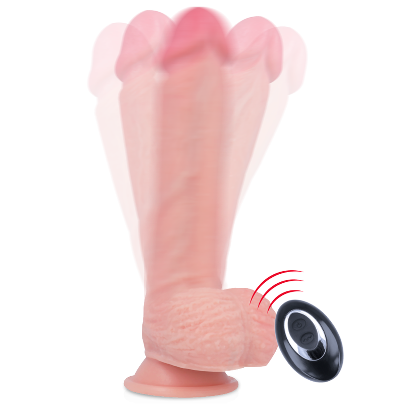 ROCKARMY - IMBRACATURA + VIBRATORE IN SILICONE LIQUIDO TELECOMANDO APACHE PREMIUM 20.5 CM -O- 4.62 CM - ROCK ARMY | Lingerie Harness Boutique
