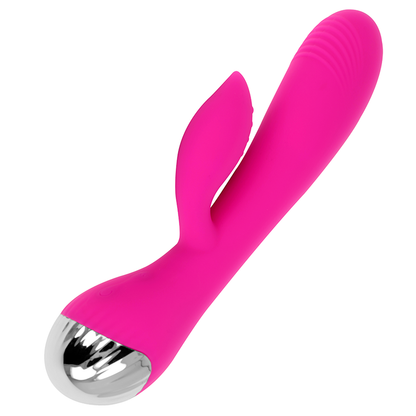 OHMAMA - RECHARGEABLE RABBIT VIBRATOR 10 VIBRATION MODES 19 CM