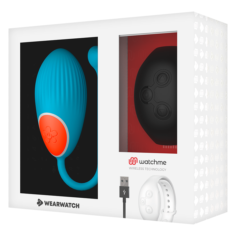 WEARWATCH - TECNOLOGIA WATCHME TELECOMANDO UOVO BLU / JET - WEARWATCH | Lingerie Harness Boutique