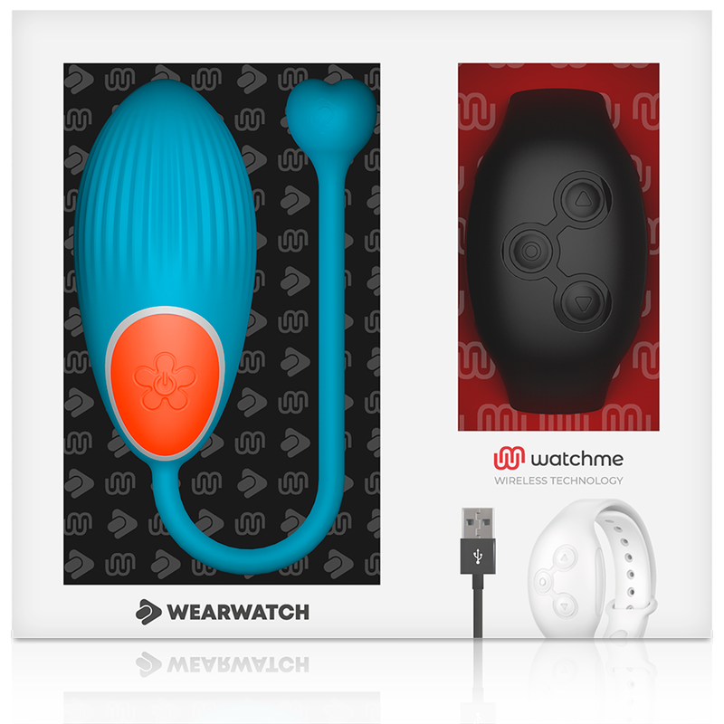 WEARWATCH - TECNOLOGIA WATCHME TELECOMANDO UOVO BLU / JET - WEARWATCH | Lingerie Harness Boutique