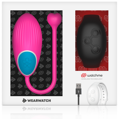 WEARWATCH - TECNOLOGIA WATCHME TELECOMANDO UOVO FUCSIA / JET - WEARWATCH | Lingerie Harness Boutique
