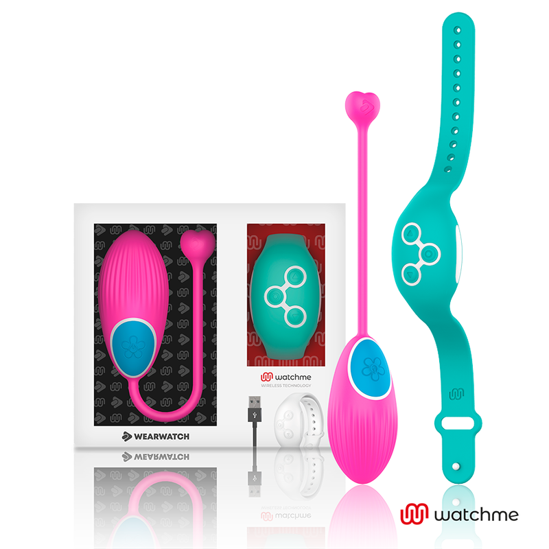 WEARWATCH - TECNOLOGIA WATCHME TELECOMANDO UOVO FUCSIA / ACQUA DI MARE - WEARWATCH | Lingerie Harness Boutique