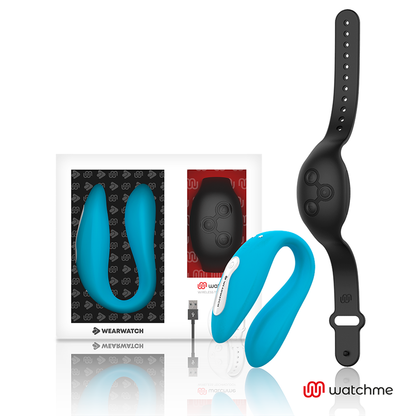 WEARWATCH - WATCHME VIBRATORE A DOPPIA TECNOLOGIA INDIGO / JET - WEARWATCH | Lingerie Harness Boutique