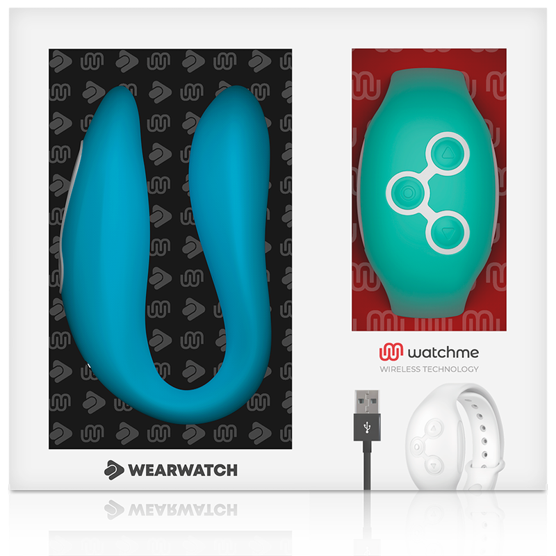 WEARWATCH - VIBRATORE WATCHME A DOPPIA TECNOLOGIA INDIGO/ACQUA DI MARE - WEARWATCH | Lingerie Harness Boutique