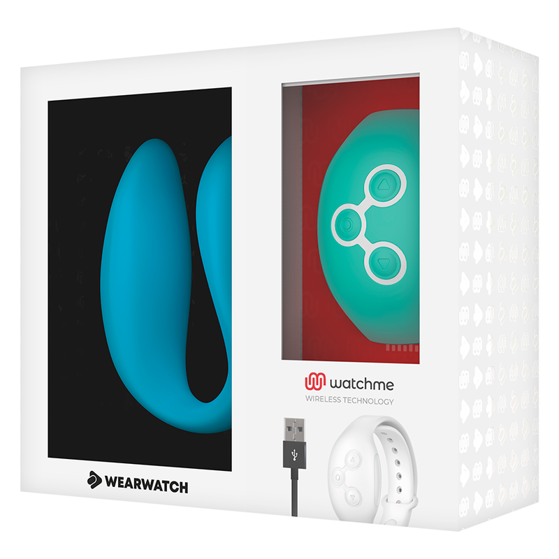 WEARWATCH - VIBRATORE WATCHME A DOPPIA TECNOLOGIA INDIGO/ACQUA DI MARE - WEARWATCH | Lingerie Harness Boutique