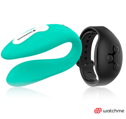 WEARWATCH - AQUAMARINE / JET DUAL TECHNOLOGY VIBRATING WATCH