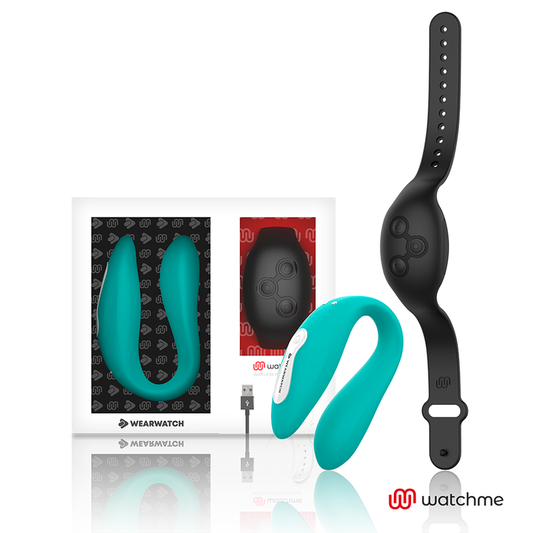 WEARWATCH - OROLOGIO VIBRATORE A DOPPIA TECNOLOGIA ACQUAMARINA / JET - WEARWATCH | Lingerie Harness Boutique
