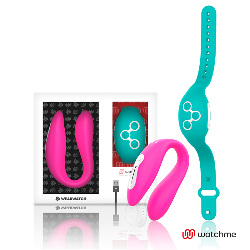 WEARWATCH - VIBRATORE WATCHME A DOPPIA TECNOLOGIA FUCSIA / ACQUA DI MARE - WEARWATCH | Lingerie Harness Boutique