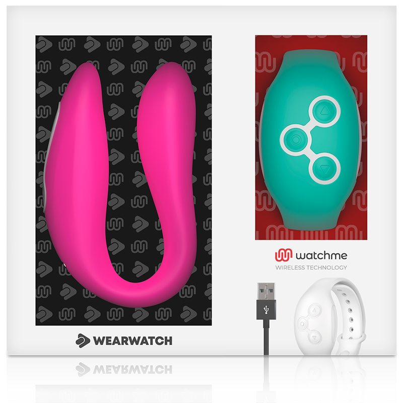 WEARWATCH - VIBRATORE WATCHME A DOPPIA TECNOLOGIA FUCSIA / ACQUA DI MARE - WEARWATCH | Lingerie Harness Boutique