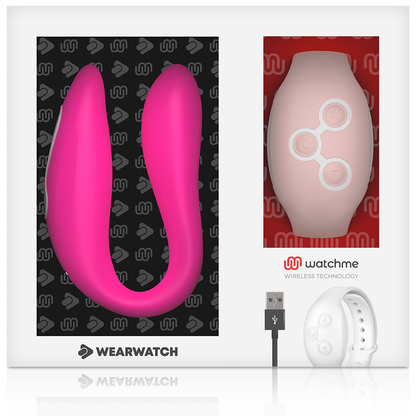 WEARWATCH - VIBRATORE WATCHME DOPPIA TECNOLOGIA FUCSIA / ROSA - WEARWATCH | Lingerie Harness Boutique
