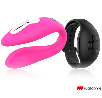 WEARWATCH - WATCHME DOUBLE TECHNOLOGY VIBRATOR FUCHSIA/AZABACHE