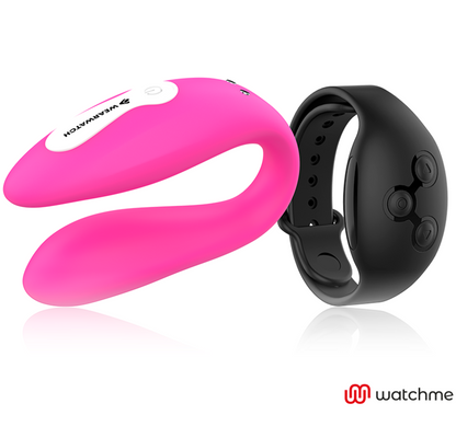 WEARWATCH - VIBRATORE WATCHME DOPPIA TECNOLOGIA FUCSIA/AZABACHE - WEARWATCH | Lingerie Harness Boutique