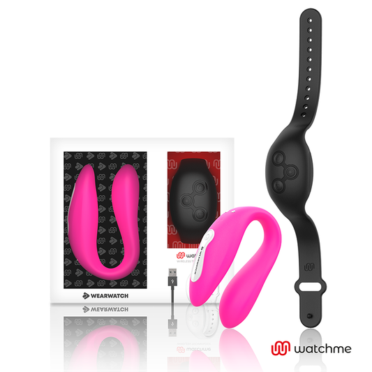 WEARWATCH - VIBRATORE WATCHME DOPPIA TECNOLOGIA FUCSIA/AZABACHE - WEARWATCH | Lingerie Harness Boutique