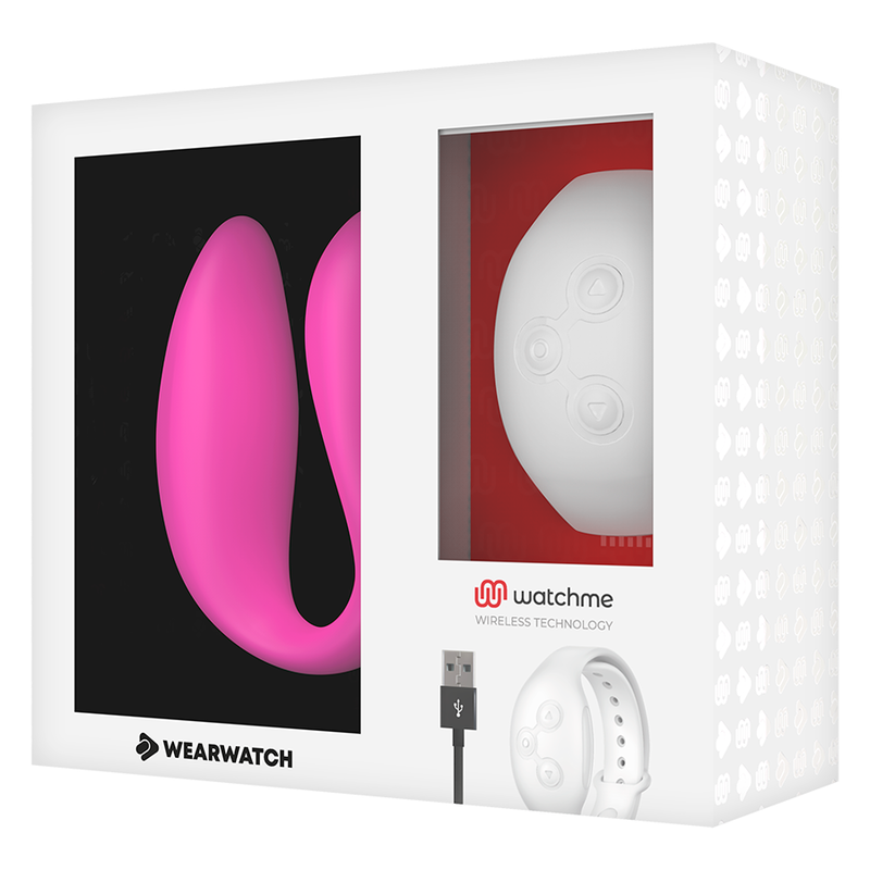 WEARWATCH - WATCHME VIBRATORE A DOPPIA TECNOLOGIA FUCSIA / NEVE - WEARWATCH | Lingerie Harness Boutique