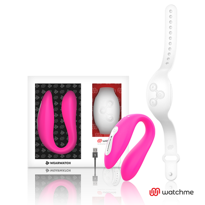 WEARWATCH - WATCHME VIBRATORE A DOPPIA TECNOLOGIA FUCSIA / NEVE - WEARWATCH | Lingerie Harness Boutique