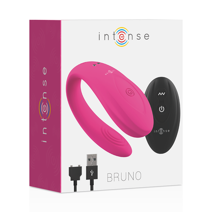 INTENSE - BRUNO PARTNER DOUBLE PLEASURE ROSA - INTENSE COUPLES TOYS | Lingerie Harness Boutique