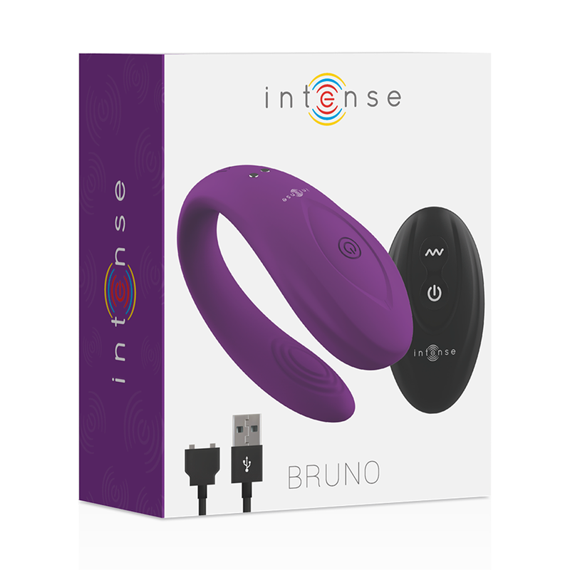 INTENSE - BRUNO PARTNER DOPPIO PIACERE LILLA - INTENSE COUPLES TOYS | Lingerie Harness Boutique