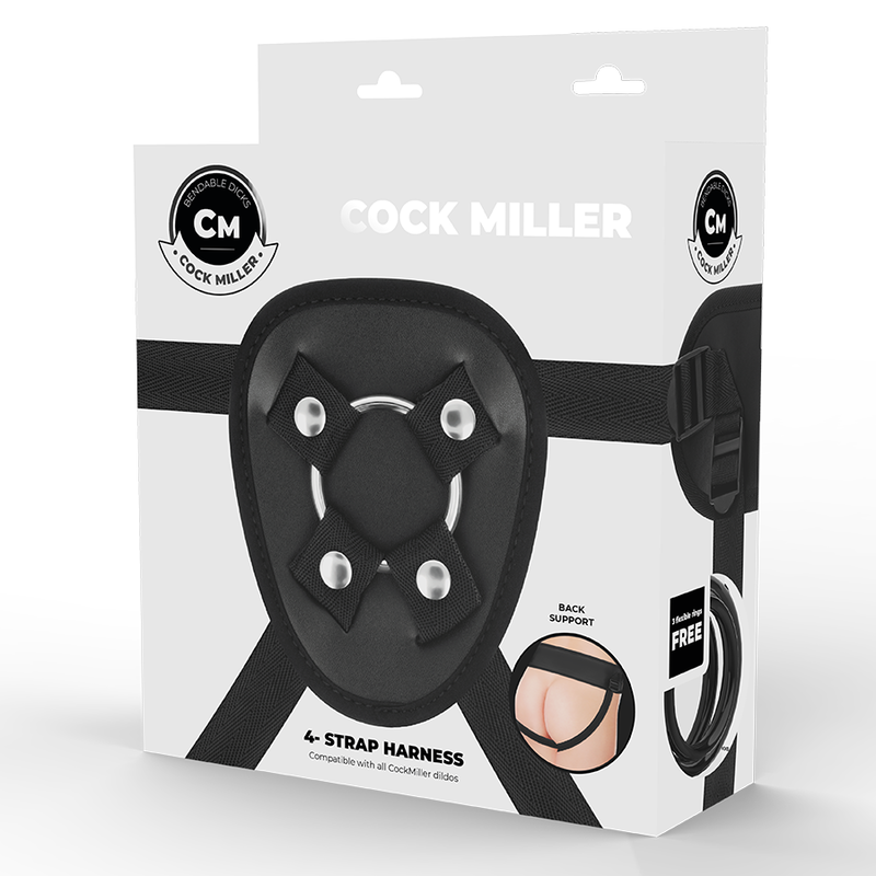 COCK MILLER - IMBRACATURA E ANELLI REGOLABILI - COCK MILLER | Lingerie Harness Boutique