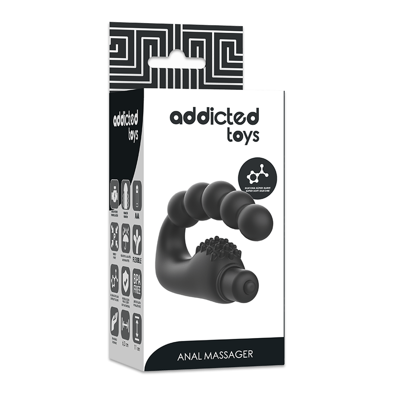 ADDICTED TOYS - MASSAGGIATORE ANALE PROSTATICO CON VIBRAZIONE - ADDICTED TOYS | Lingerie Harness Boutique