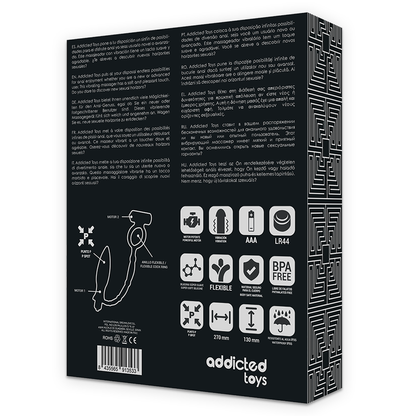 ADDICTED TOYS - PLUG ANALE CON ANELLO VIBRANTE - ADDICTED TOYS | Lingerie Harness Boutique