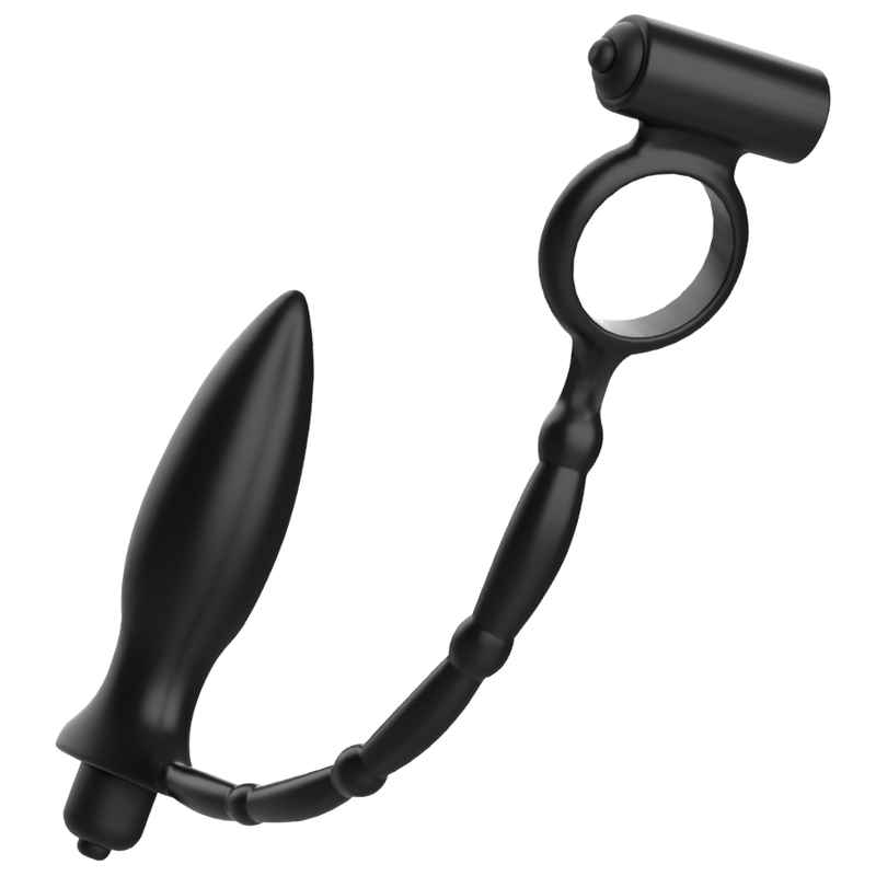 ADDICTED TOYS - PLUG ANALE CON ANELLO VIBRANTE - ADDICTED TOYS | Lingerie Harness Boutique