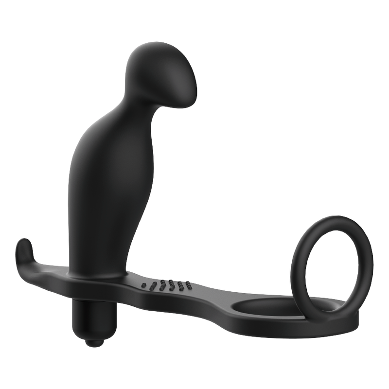 ADDICTED TOYS - PLUG ANALE CON ANELLO IN SILICONE NERO 12 CM - ADDICTED TOYS | Lingerie Harness Boutique