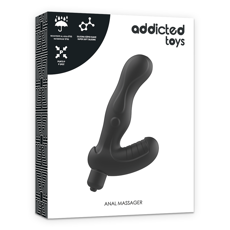 ADDICTED TOYS - P-SPOT VIBE SILICONE ANAL PROSTATE STIMULATOR