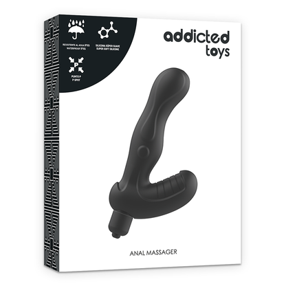 ADDICTED TOYS - P-SPOT VIBE SILICONE ANAL PROSTATE STIMULATOR