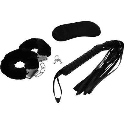 intense - fetish playset erotico 1 con manette, benda e frusta Intense Lingerie Harness Boutique