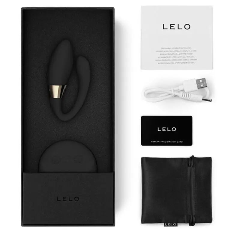 lelo - massaggiatore di coppia tiani duo nero Lelo Lingerie Harness Boutique