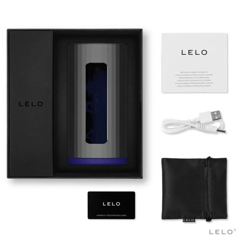 lelo - masturbatore f1s v2 con tecnologia sdk blu e metallo Lelo Lingerie Harness Boutique