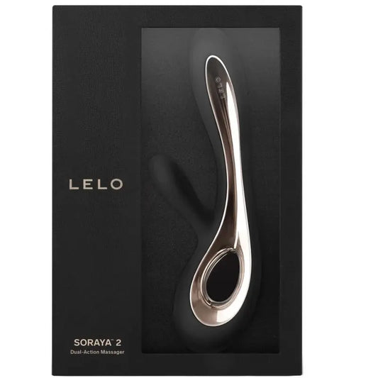 lelo - vibratore soraya 2 rabbit nero Lelo Lingerie Harness Boutique