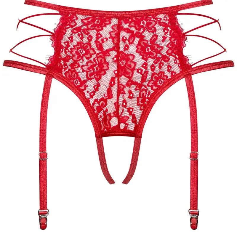 obsessive - rediosa liguero con apertura Obsessive Lingerie Harness Boutique