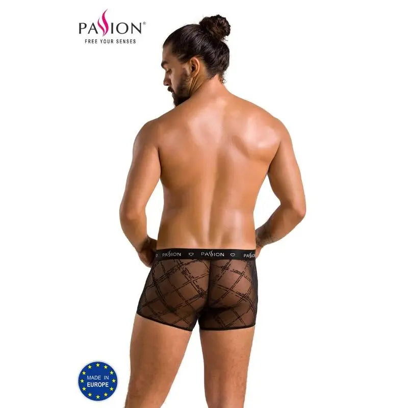 passion - 032 short james nero Passion Lingerie Harness Boutique