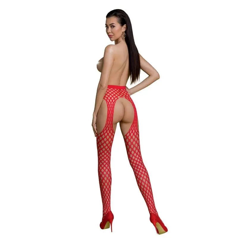 passion - collezione eco bodystocking eco s003 nero Passion Lingerie Harness Boutique